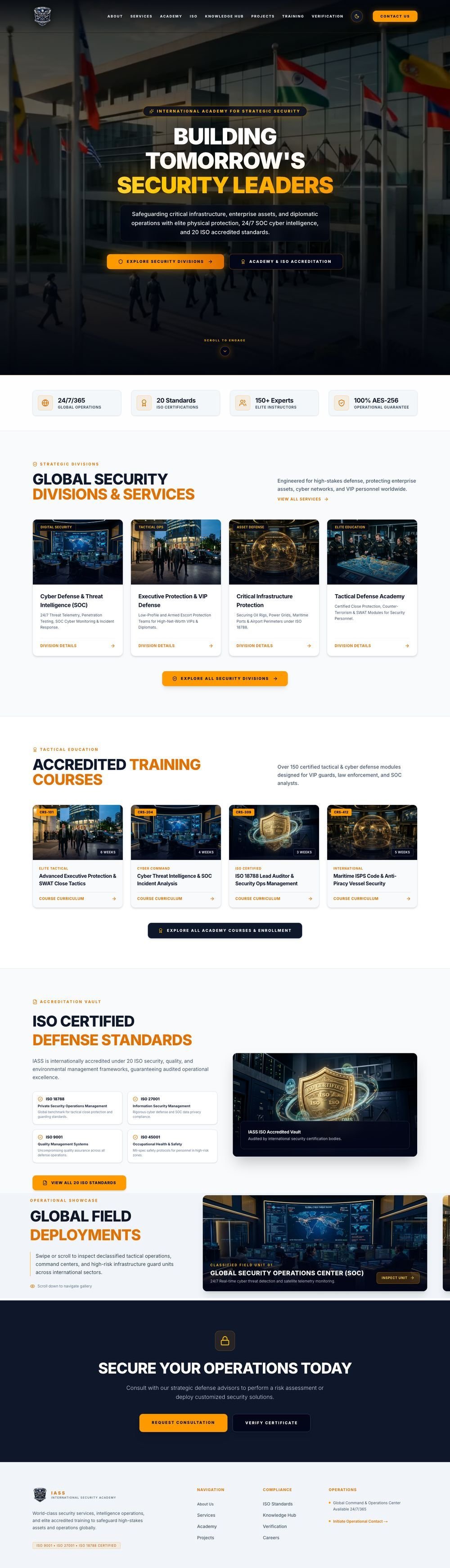 معاينة موقع IASS Academy